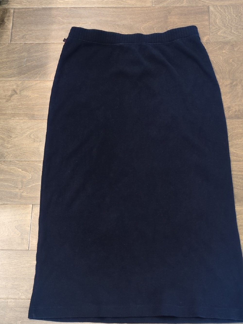 Ralph Lauren Navy Midi Knit Pencil Skirt Size Petite Medium